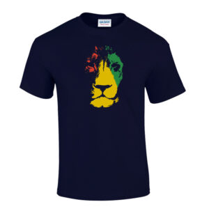 Bob Marley Jamaican Lion T Shirt Flag Rasta Retro Funky Rastafarian T-Shirt - Image 4