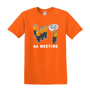 AA Meeting Mens T Shirt Funny Joke T-Shirt - Cool Retro Classic Top Gift Present - Image 8