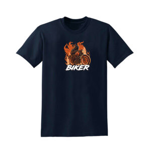 BIKER T-SHIRT Motorcycle Motorbike Racer Chopper Bike Mens Funny T Shirt Top - Image 10