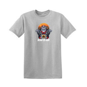 BORN TO RIDE BIKER T-SHIRT Motorbike Motorcycle Racer Chopper Bike Mens T Shirt - Image 6