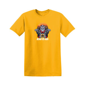 BORN TO RIDE BIKER T-SHIRT Motorbike Motorcycle Racer Chopper Bike Mens T Shirt - Image 12