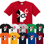 Black Country Flag Cotton T-Shirt for Men Kids Short Sleeve Tee Shirts Top