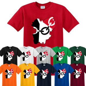 Black Country Flag Cotton T-Shirt for Men Kids Short Sleeve Tee Shirts Top