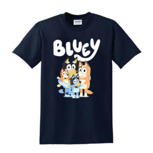 Kids B l u e y Boys Girls T-shirt Top Short Sleeve Cotton T shirt Summer Tops - Image 7