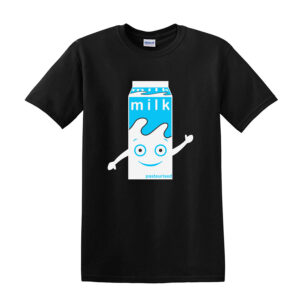 Blur Milk Carton Mens Kids T-Shirt Funny Character Blur Coffee & TV Music Tee - Image 2