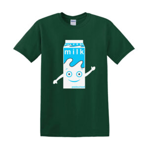 Blur Milk Carton Mens Kids T-Shirt Funny Character Blur Coffee & TV Music Tee - Image 4