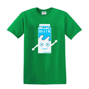 Blur Milk Carton Mens Kids T-Shirt Funny Character Blur Coffee & TV Music Tee - Image 5