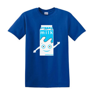 Blur Milk Carton Mens Kids T-Shirt Funny Character Blur Coffee & TV Music Tee - Image 11