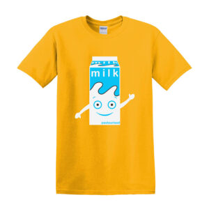 Blur Milk Carton Mens Kids T-Shirt Funny Character Blur Coffee & TV Music Tee - Image 12
