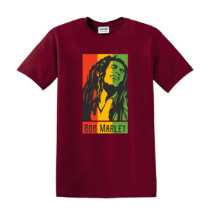 Bob Marley Inspired Reggae Superstar Fan Tee Shirt Jamaican Flag T-Shirt - Image 4