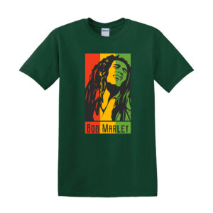 Bob Marley Inspired Reggae Superstar Fan Tee Shirt Jamaican Flag T-Shirt - Image 5