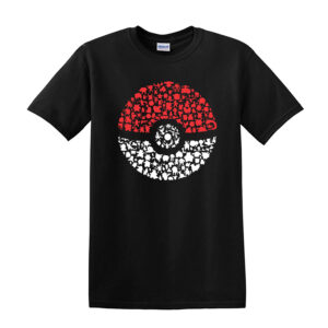 Catch Em All Pokemon T-Shirt Adults & Kids Pokemon T Shirt Top Gift Idea - Image 3