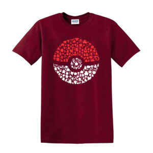 Catch Em All Pokemon T-Shirt Adults & Kids Pokemon T Shirt Top Gift Idea - Image 4