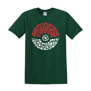 Catch Em All Pokemon T-Shirt Adults & Kids Pokemon T Shirt Top Gift Idea - Image 5