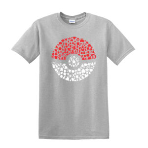 Catch Em All Pokemon T-Shirt Adults & Kids Pokemon T Shirt Top Gift Idea - Image 7