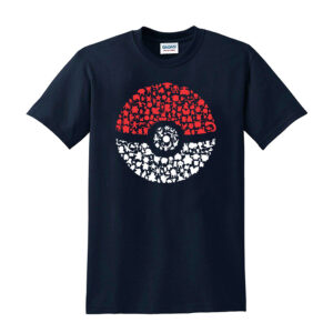 Catch Em All Pokemon T-Shirt Adults & Kids Pokemon T Shirt Top Gift Idea - Image 8