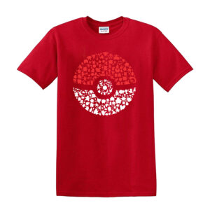 Catch Em All Pokemon T-Shirt Adults & Kids Pokemon T Shirt Top Gift Idea - Image 11