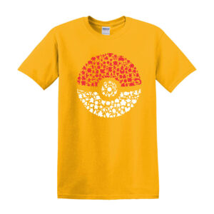 Catch Em All Pokemon T-Shirt Adults & Kids Pokemon T Shirt Top Gift Idea - Image 2