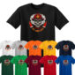 HELL WAS FULL BIKER T-SHIRT Motorbike Motorcycle Racer Chopper Mens Funny Skull