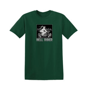 HELL RIDER Skull BIKER T-SHIRT - Image 5