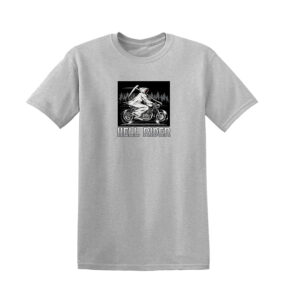 HELL RIDER Skull BIKER T-SHIRT - Image 7