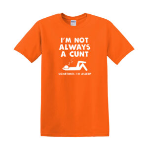 I'M NOT ALWAYS A C*NT MENS T SHIRT FUNNY RUDE JOKE GIFT DESIGN IDEA T-SHIRT TOP - Image 8