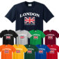 London England Unisex T-Shirt Great Britain Union Jack TShirt Top Gift Souvenir