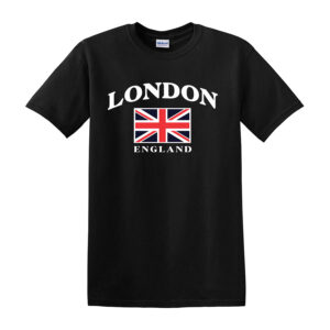 London England Unisex T-Shirt Great Britain Union Jack TShirt Top Gift Souvenir - Image 3