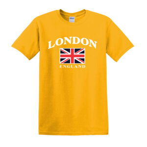 London England Unisex T-Shirt Great Britain Union Jack TShirt Top Gift Souvenir - Image 2