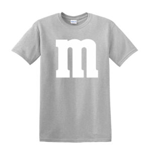 M&M TShirt Halloween Stag Do Couples Costume Funny Shirt Novelty Fancy Top - Image 6