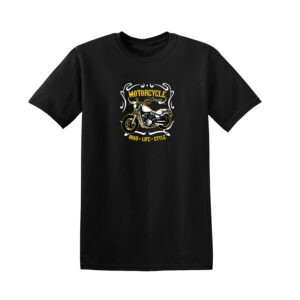 Motorcycle Classic BIKER T-Shirt Motorbike Racer Chopper Mens Funny T Shirt Top - Image 3