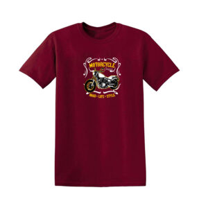 Motorcycle Classic BIKER T-Shirt Motorbike Racer Chopper Mens Funny T Shirt Top - Image 4