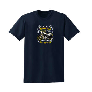 Motorcycle Classic BIKER T-Shirt Motorbike Racer Chopper Mens Funny T Shirt Top - Image 8