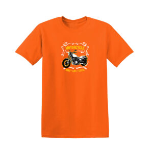 Motorcycle Classic BIKER T-Shirt Motorbike Racer Chopper Mens Funny T Shirt Top - Image 9