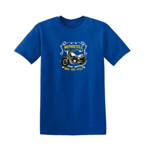 Motorcycle Classic BIKER T-Shirt Motorbike Racer Chopper Mens Funny T Shirt Top - Image 11
