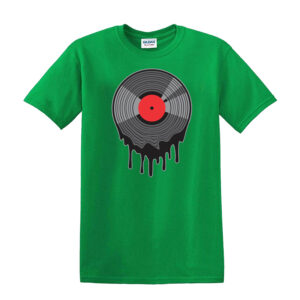 MELTED VINYL MENS T SHIRT RECORD 80’S 90’S MUSIC Dance DJ Rave Acid House Record - Image 5