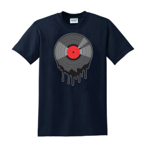 MELTED VINYL MENS T SHIRT RECORD 80’S 90’S MUSIC Dance DJ Rave Acid House Record - Image 7