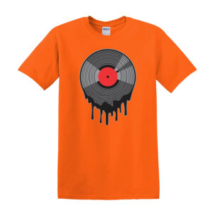 MELTED VINYL MENS T SHIRT RECORD 80’S 90’S MUSIC Dance DJ Rave Acid House Record - Image 8