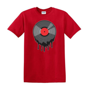 MELTED VINYL MENS T SHIRT RECORD 80’S 90’S MUSIC Dance DJ Rave Acid House Record - Image 9