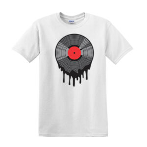 MELTED VINYL MENS T SHIRT RECORD 80’S 90’S MUSIC Dance DJ Rave Acid House Record - Image 11