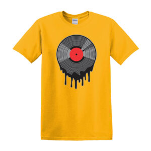 MELTED VINYL MENS T SHIRT RECORD 80’S 90’S MUSIC Dance DJ Rave Acid House Record - Image 12