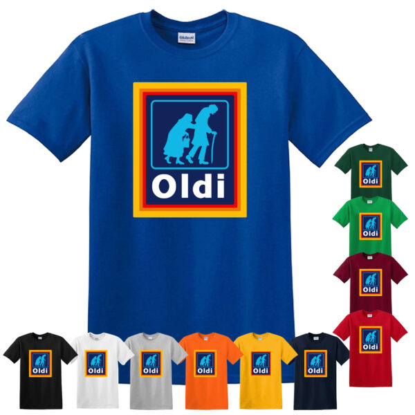 OLDI FUNNY MENS T SHIRT TOP JOKE BIRTHDAY GIFT IDEA FOR DAD GRANDAD HUSBAND