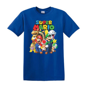 Super Mario Kids T-Shirts Boys Girls Unisex Mario Super T Shirt Top - Image 11