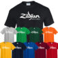 Zildjian Since T-Shirt Drums Drummer Cymbals Musician Adults Kids Tee Shirt Top