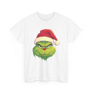 Grinch Face Christmas T-Shirt — Funny Holiday Tee