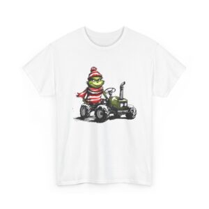 Grinch Tractor T-Shirt | Christmas T-Shirt, Fun Holiday Shirt for Christmas, Gift for Grinch Fans, Unisex Festive Tee, Cute Casual Wear
