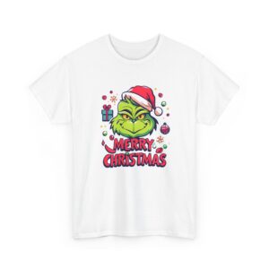 Grinch Christmas T-Shirt, Unisex Holiday Tee, Merry Christmas T Shirt, Fun Christmas Gift Idea Tee Shirt Top